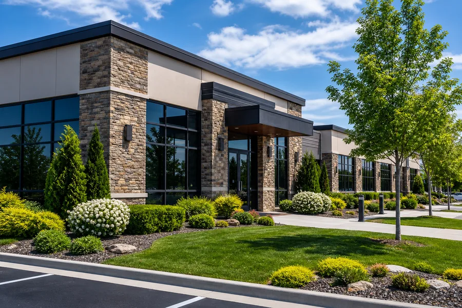 Commercial property exterior maintenance for HUGS Home Improvement