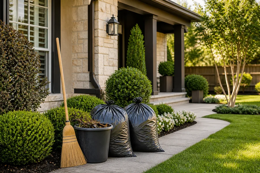 Property refresh and cleanup materials for HUGS Home Improvement