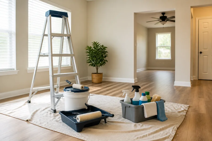 Rental make-ready interior preparation by HUGS Home Improvement